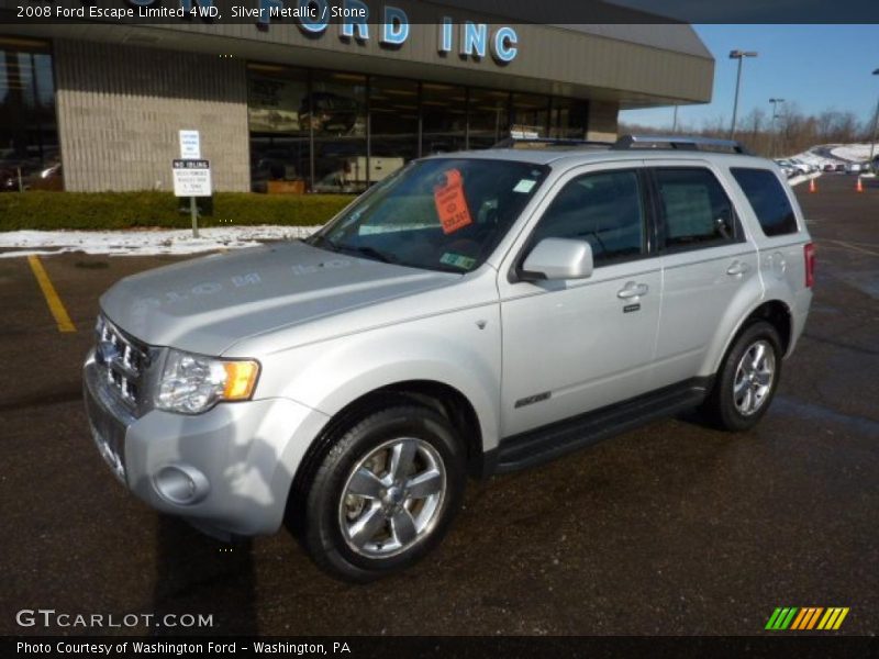 Silver Metallic / Stone 2008 Ford Escape Limited 4WD