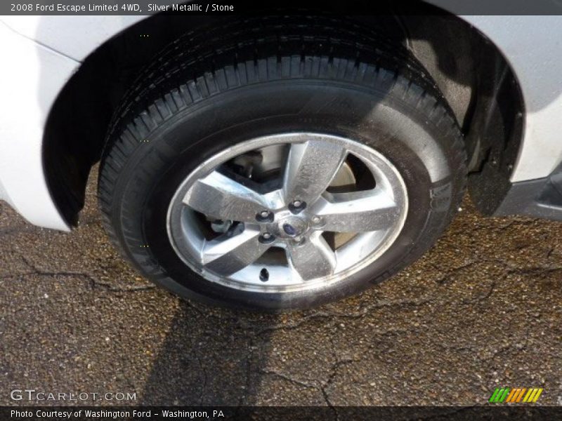 Silver Metallic / Stone 2008 Ford Escape Limited 4WD