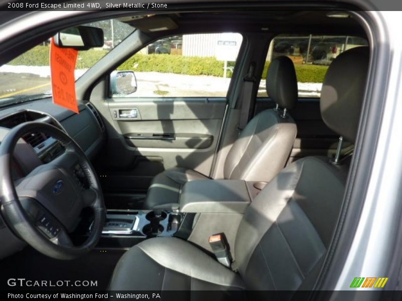 Silver Metallic / Stone 2008 Ford Escape Limited 4WD