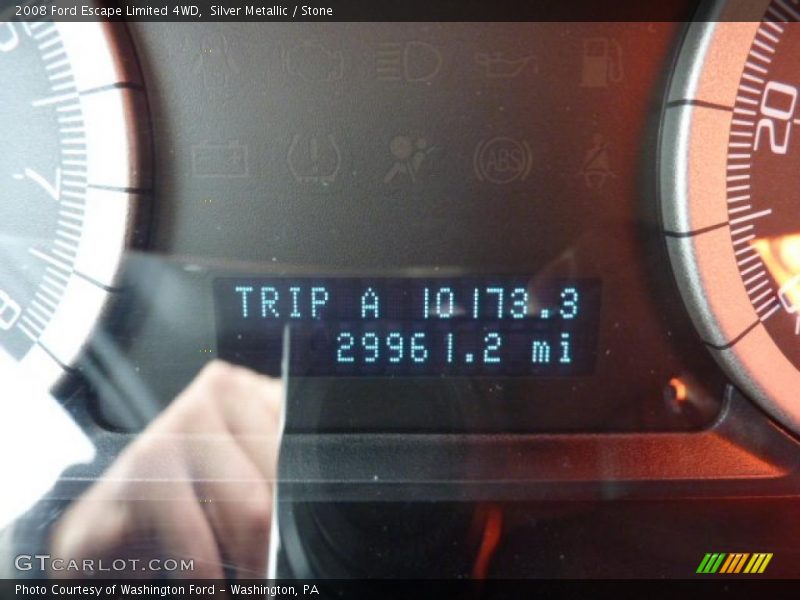 Silver Metallic / Stone 2008 Ford Escape Limited 4WD