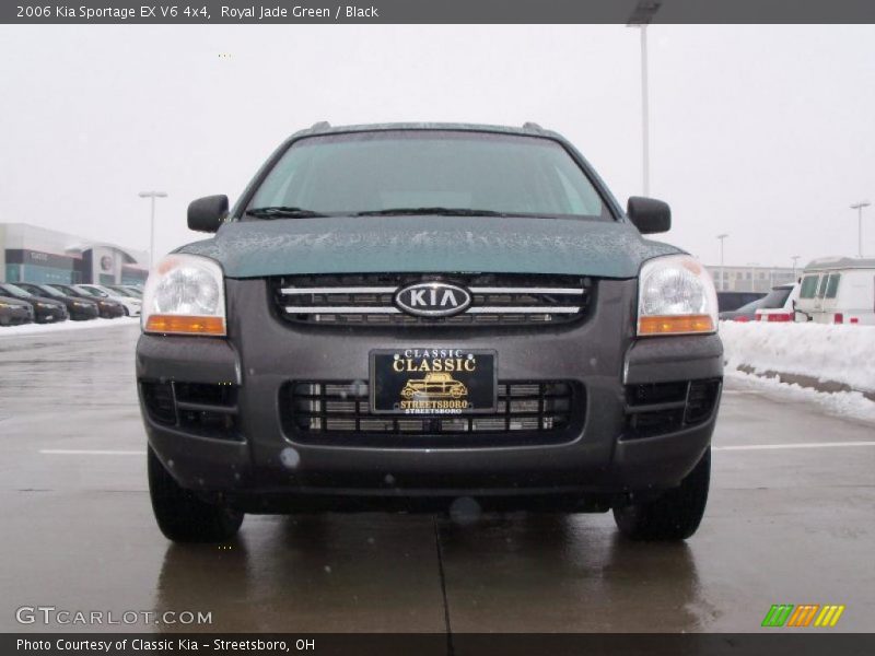 Royal Jade Green / Black 2006 Kia Sportage EX V6 4x4