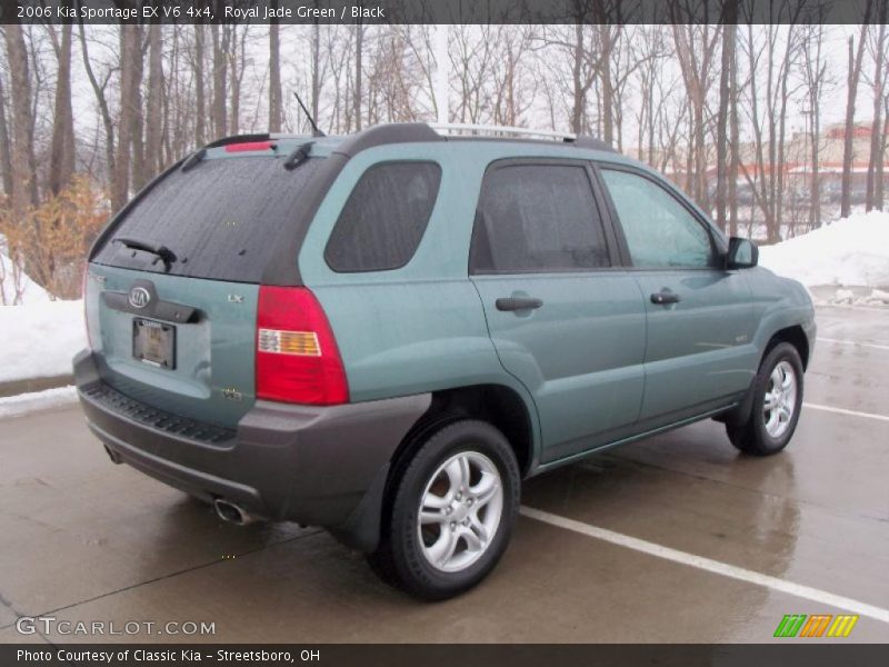 Royal Jade Green / Black 2006 Kia Sportage EX V6 4x4