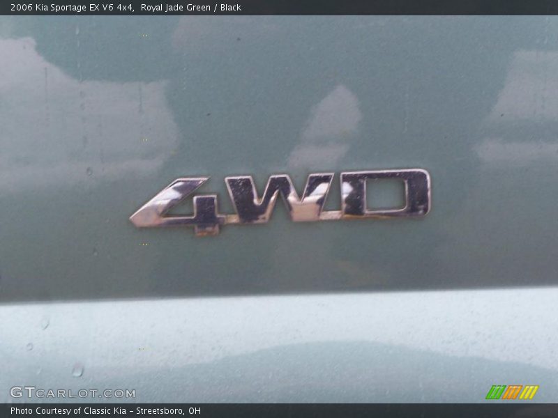 Royal Jade Green / Black 2006 Kia Sportage EX V6 4x4