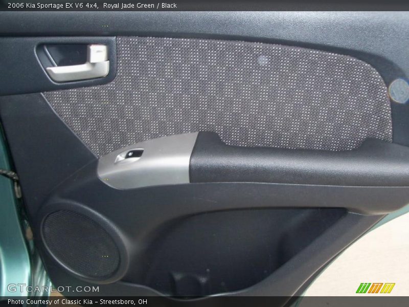 Royal Jade Green / Black 2006 Kia Sportage EX V6 4x4