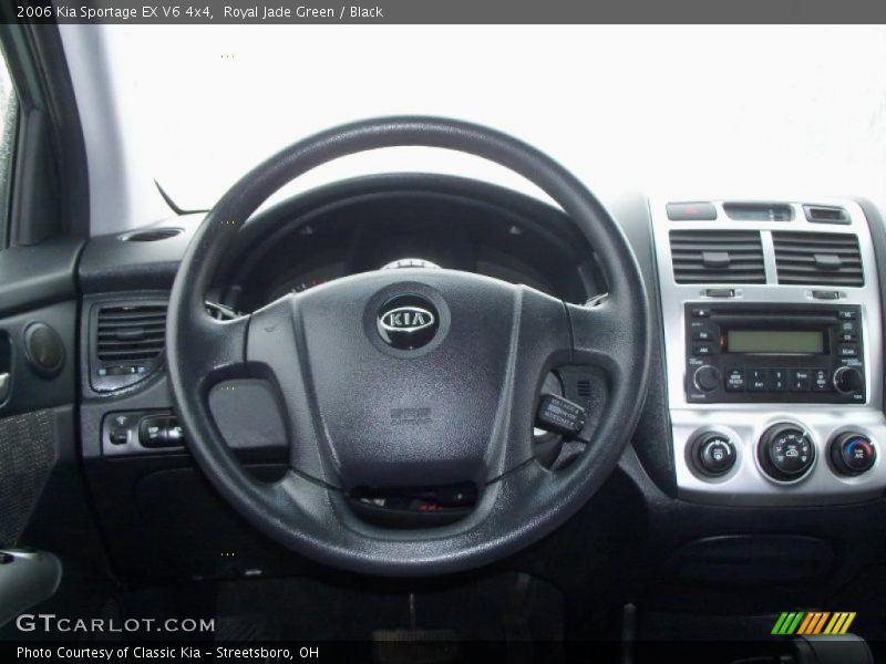 Royal Jade Green / Black 2006 Kia Sportage EX V6 4x4