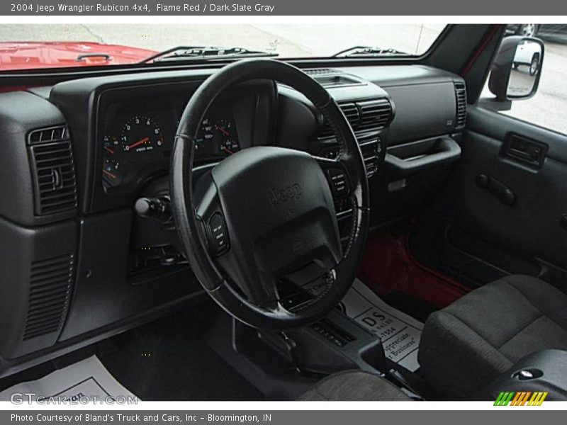 Flame Red / Dark Slate Gray 2004 Jeep Wrangler Rubicon 4x4