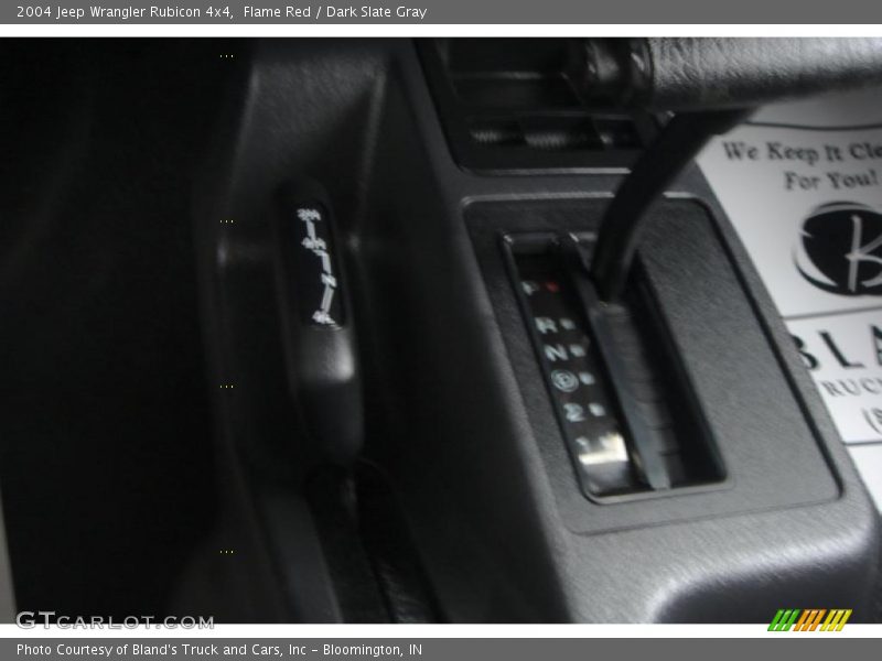 Flame Red / Dark Slate Gray 2004 Jeep Wrangler Rubicon 4x4