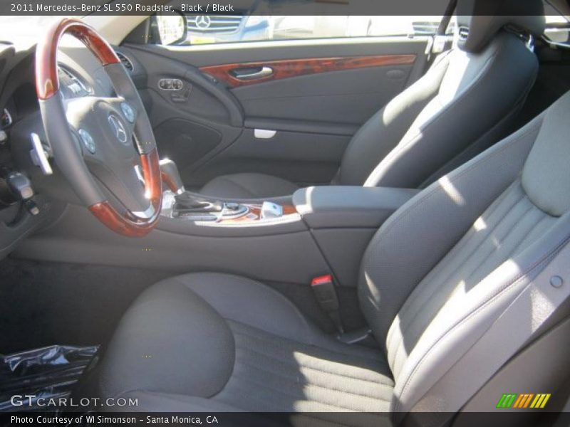 Black / Black 2011 Mercedes-Benz SL 550 Roadster