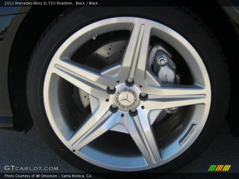 Black / Black 2011 Mercedes-Benz SL 550 Roadster