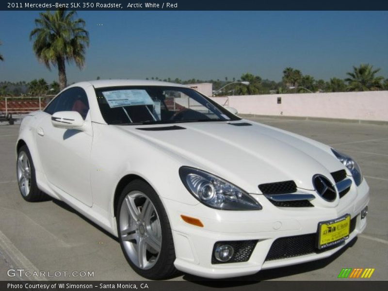 Front 3/4 View of 2011 SLK 350 Roadster