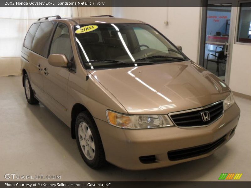 Sandstone Metallic / Ivory 2003 Honda Odyssey EX-L