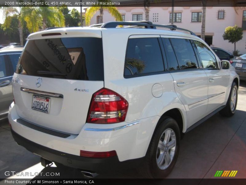 Arctic White / Macadamia 2008 Mercedes-Benz GL 450 4Matic