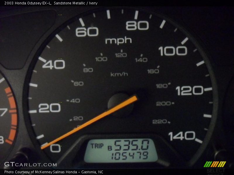 Sandstone Metallic / Ivory 2003 Honda Odyssey EX-L