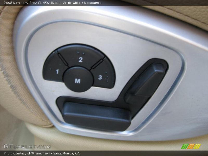 Arctic White / Macadamia 2008 Mercedes-Benz GL 450 4Matic
