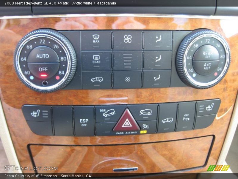 Arctic White / Macadamia 2008 Mercedes-Benz GL 450 4Matic