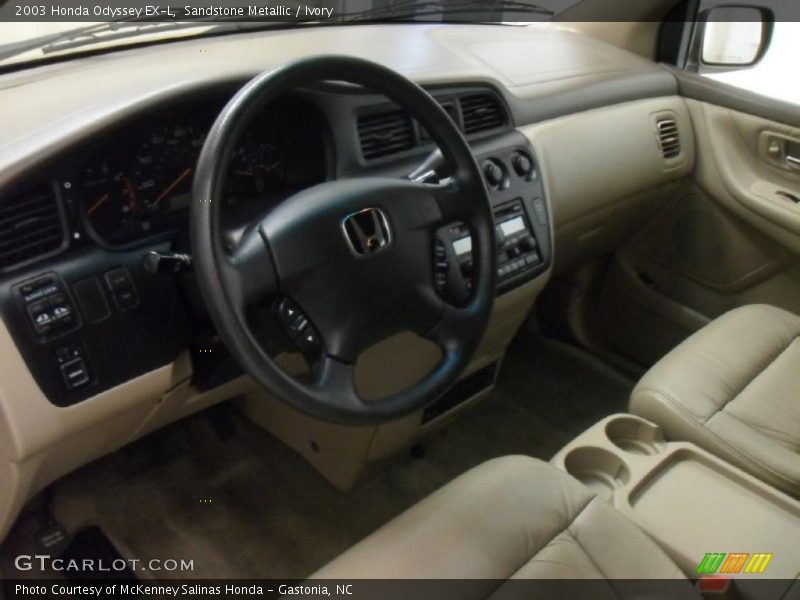 Sandstone Metallic / Ivory 2003 Honda Odyssey EX-L