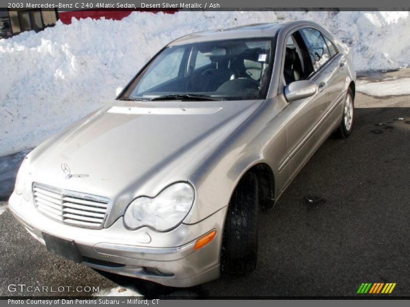 Desert Silver Metallic / Ash 2003 Mercedes-Benz C 240 4Matic Sedan