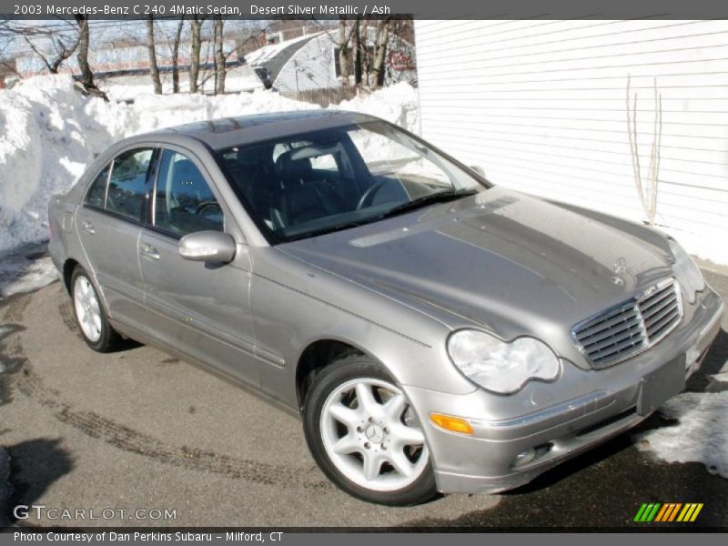 Desert Silver Metallic / Ash 2003 Mercedes-Benz C 240 4Matic Sedan