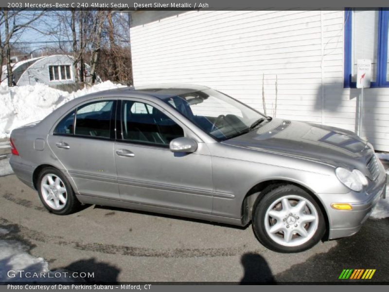 Desert Silver Metallic / Ash 2003 Mercedes-Benz C 240 4Matic Sedan