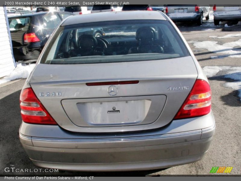 Desert Silver Metallic / Ash 2003 Mercedes-Benz C 240 4Matic Sedan