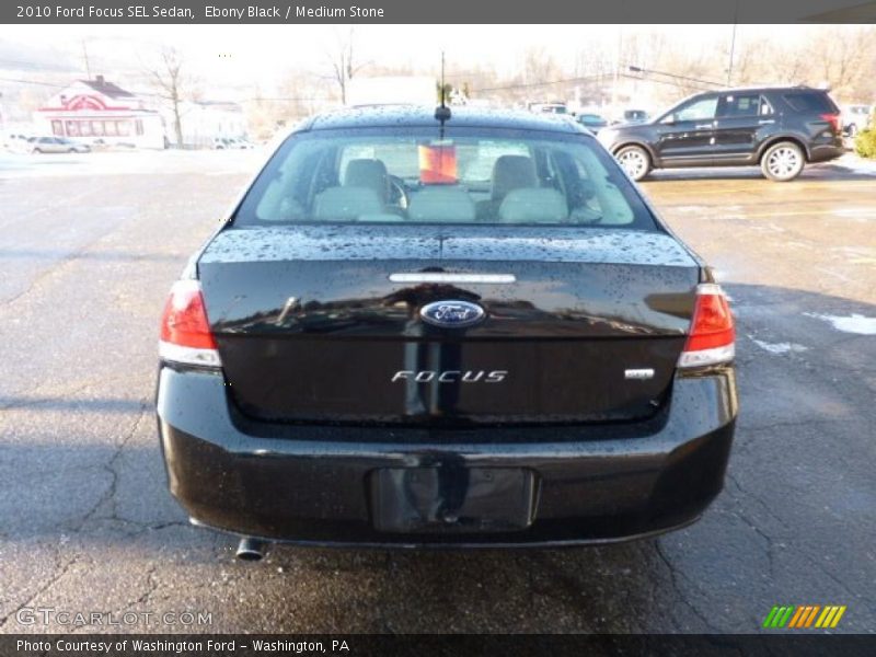 Ebony Black / Medium Stone 2010 Ford Focus SEL Sedan