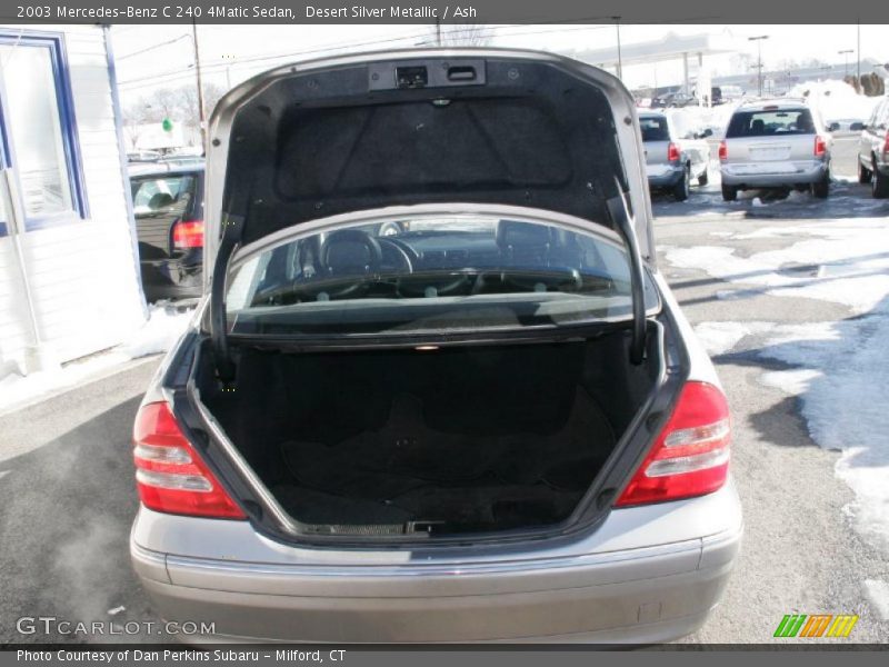 Desert Silver Metallic / Ash 2003 Mercedes-Benz C 240 4Matic Sedan
