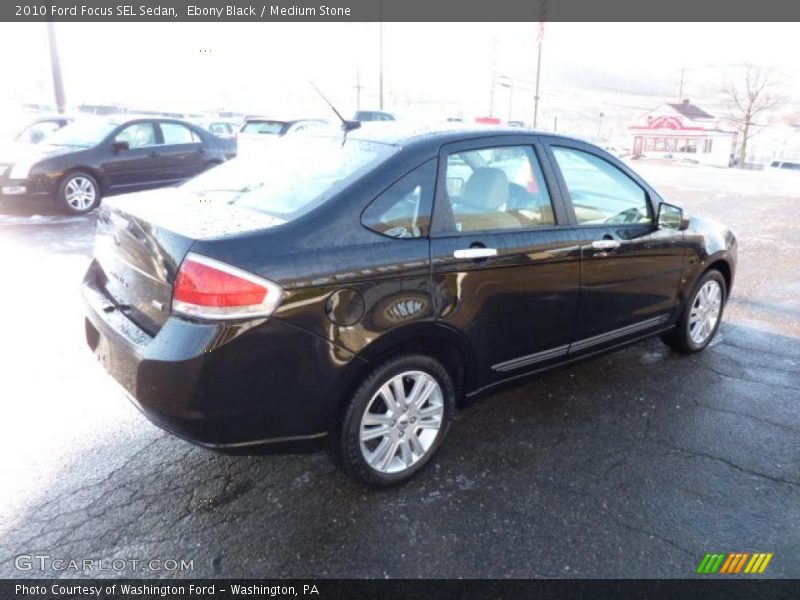Ebony Black / Medium Stone 2010 Ford Focus SEL Sedan
