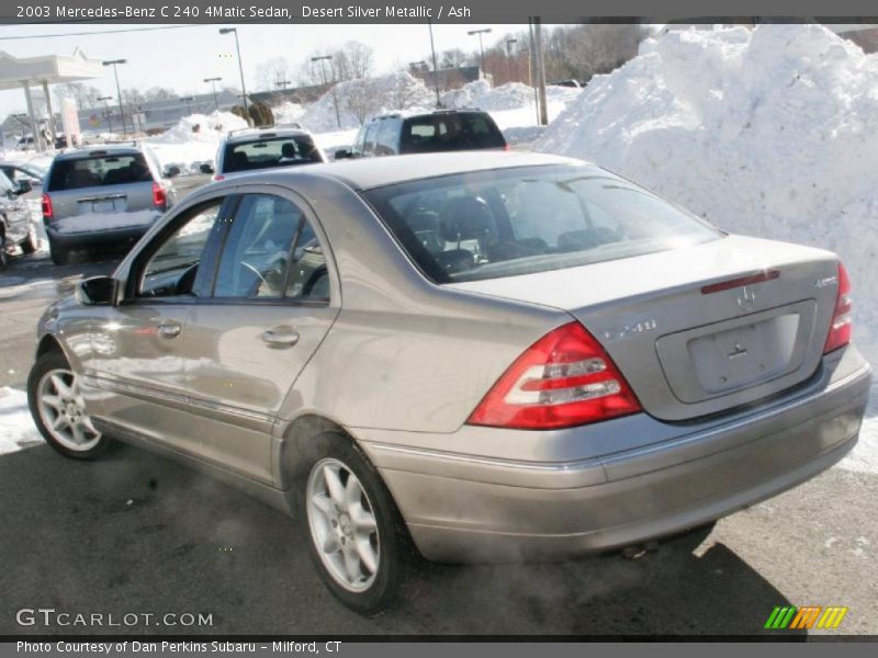 Desert Silver Metallic / Ash 2003 Mercedes-Benz C 240 4Matic Sedan