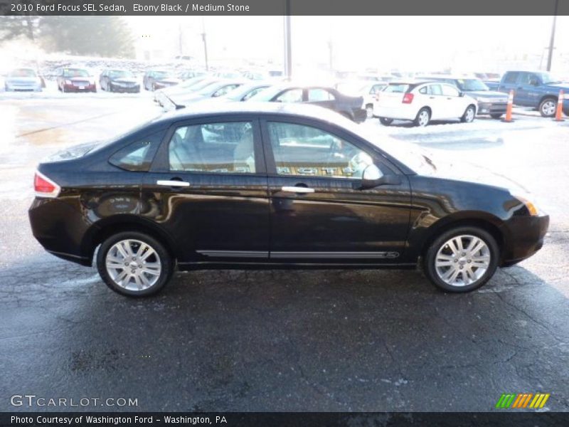 Ebony Black / Medium Stone 2010 Ford Focus SEL Sedan