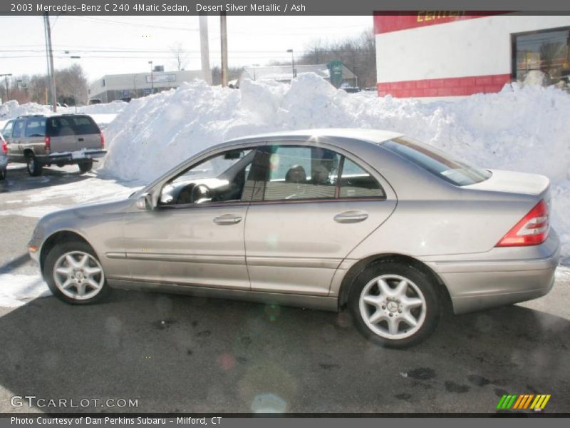 Desert Silver Metallic / Ash 2003 Mercedes-Benz C 240 4Matic Sedan