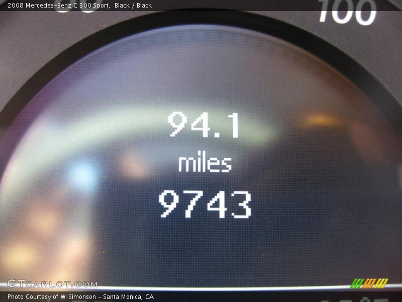 Black / Black 2008 Mercedes-Benz C 300 Sport