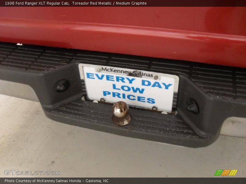 Toreador Red Metallic / Medium Graphite 1998 Ford Ranger XLT Regular Cab
