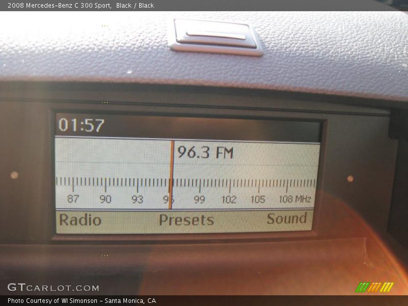 Black / Black 2008 Mercedes-Benz C 300 Sport
