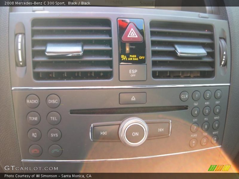 Black / Black 2008 Mercedes-Benz C 300 Sport