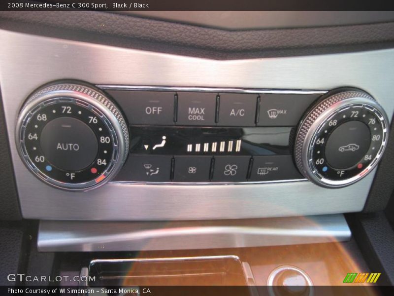 Black / Black 2008 Mercedes-Benz C 300 Sport