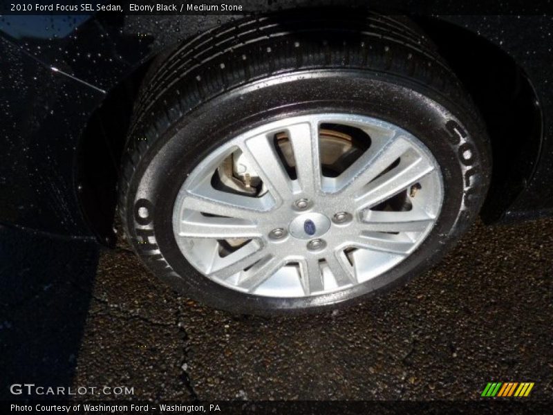 Ebony Black / Medium Stone 2010 Ford Focus SEL Sedan