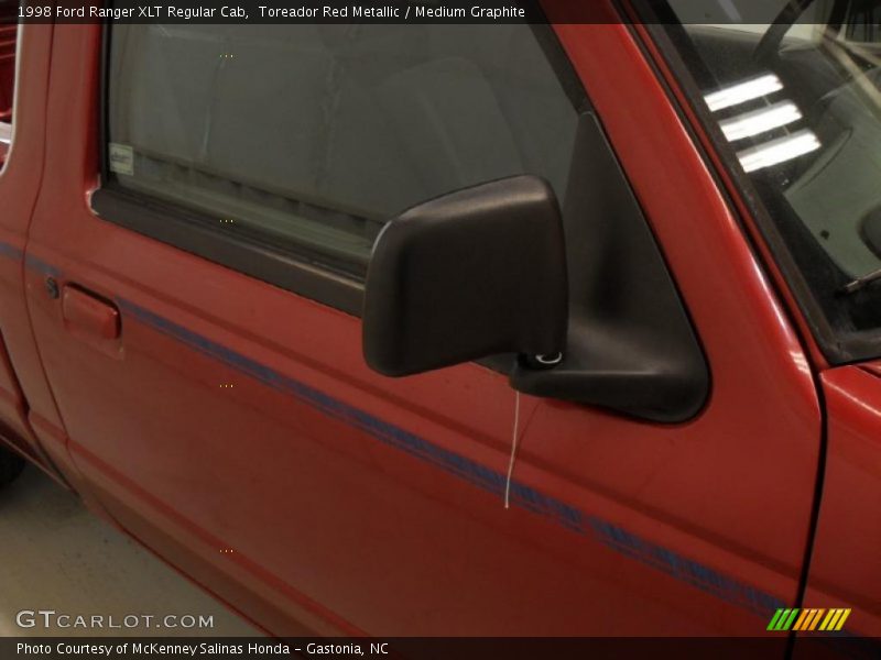 Toreador Red Metallic / Medium Graphite 1998 Ford Ranger XLT Regular Cab