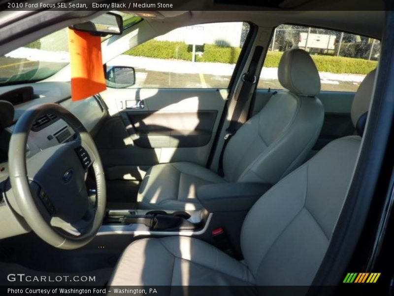 Ebony Black / Medium Stone 2010 Ford Focus SEL Sedan