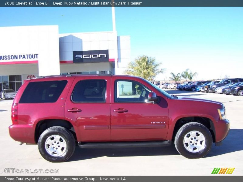 Deep Ruby Metallic / Light Titanium/Dark Titanium 2008 Chevrolet Tahoe LT