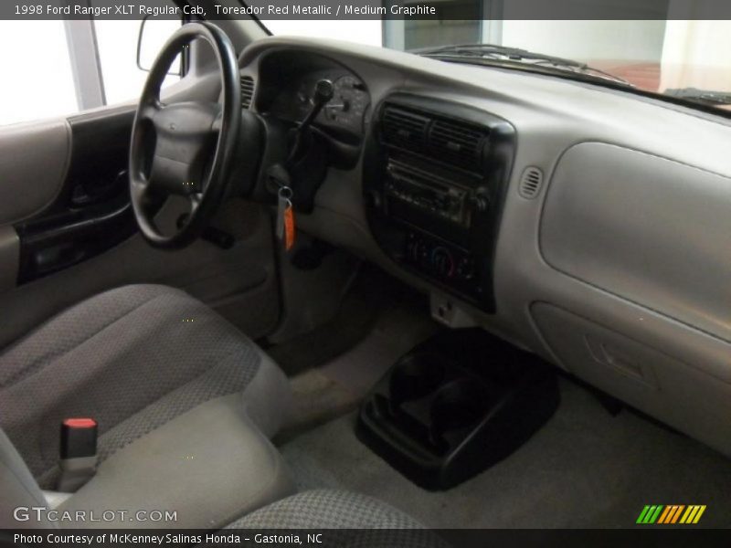 Toreador Red Metallic / Medium Graphite 1998 Ford Ranger XLT Regular Cab