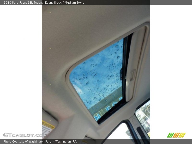 Ebony Black / Medium Stone 2010 Ford Focus SEL Sedan