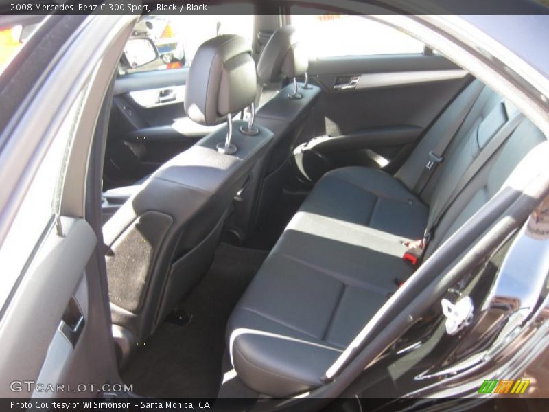 Black / Black 2008 Mercedes-Benz C 300 Sport