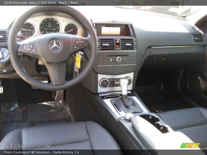 Black / Black 2008 Mercedes-Benz C 300 Sport