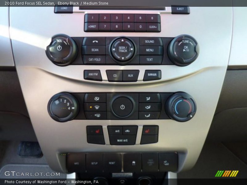 Ebony Black / Medium Stone 2010 Ford Focus SEL Sedan