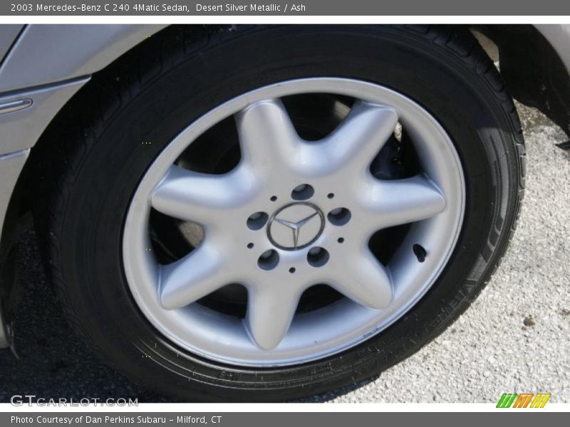 Desert Silver Metallic / Ash 2003 Mercedes-Benz C 240 4Matic Sedan