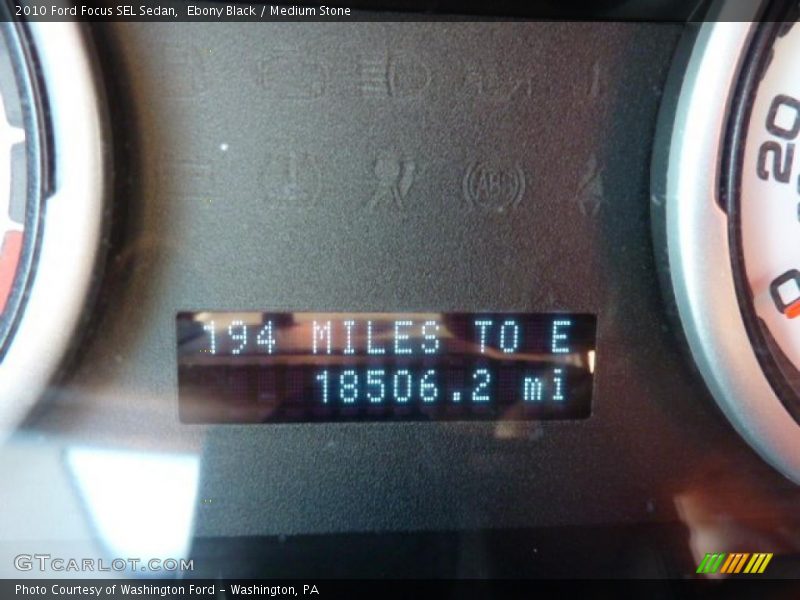 Ebony Black / Medium Stone 2010 Ford Focus SEL Sedan