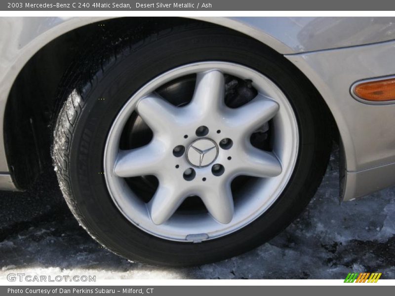 Desert Silver Metallic / Ash 2003 Mercedes-Benz C 240 4Matic Sedan