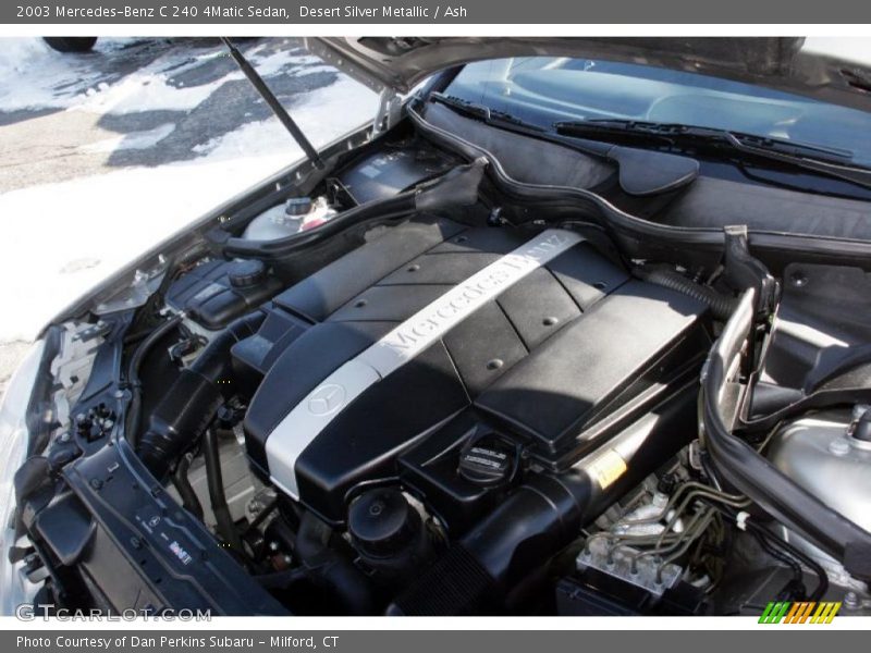 Desert Silver Metallic / Ash 2003 Mercedes-Benz C 240 4Matic Sedan