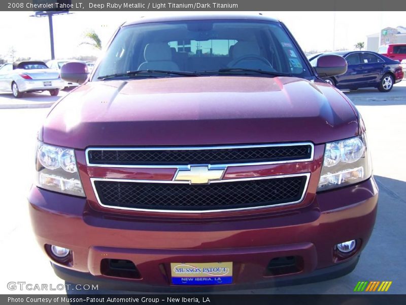 Deep Ruby Metallic / Light Titanium/Dark Titanium 2008 Chevrolet Tahoe LT