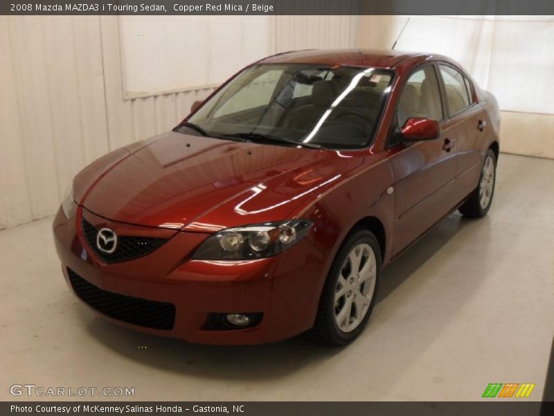 Copper Red Mica / Beige 2008 Mazda MAZDA3 i Touring Sedan